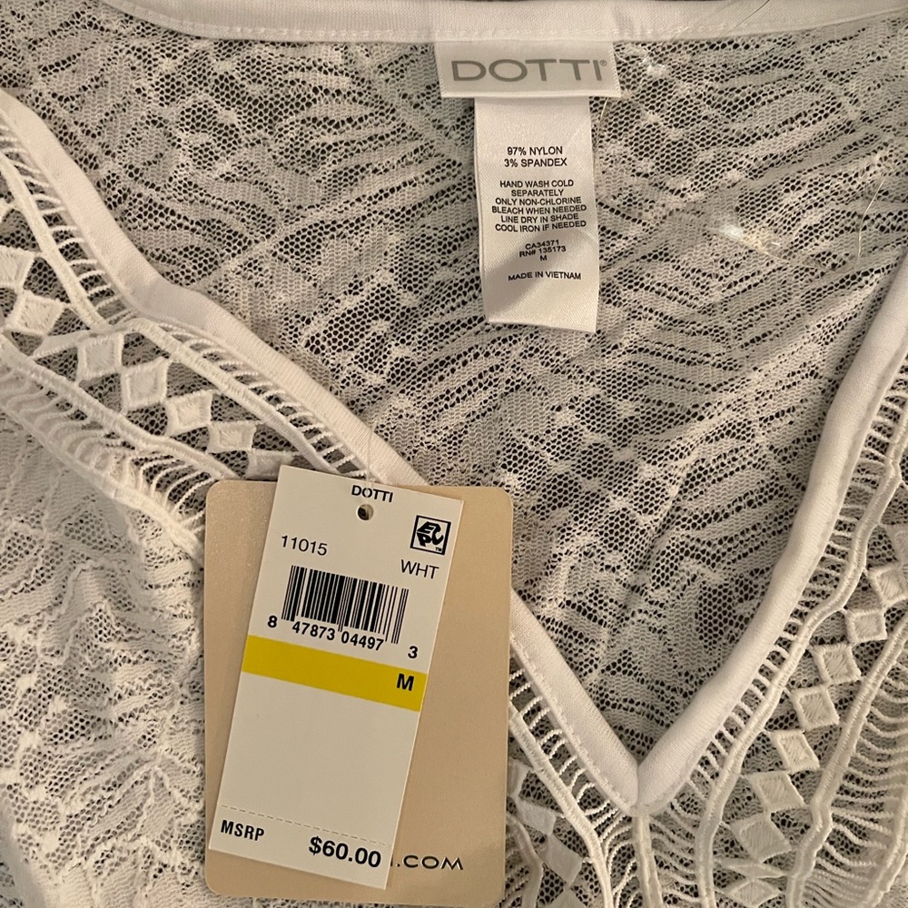 Dotti white swimsuit cover up